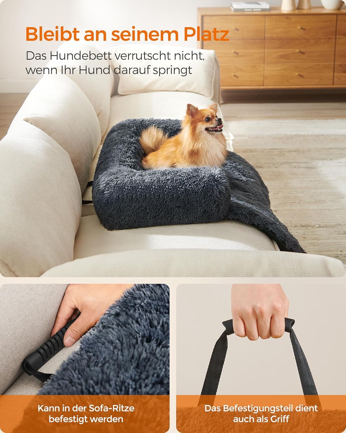 Thumbnail 4 de Feandrea FluffyHug Hundebett M Größe