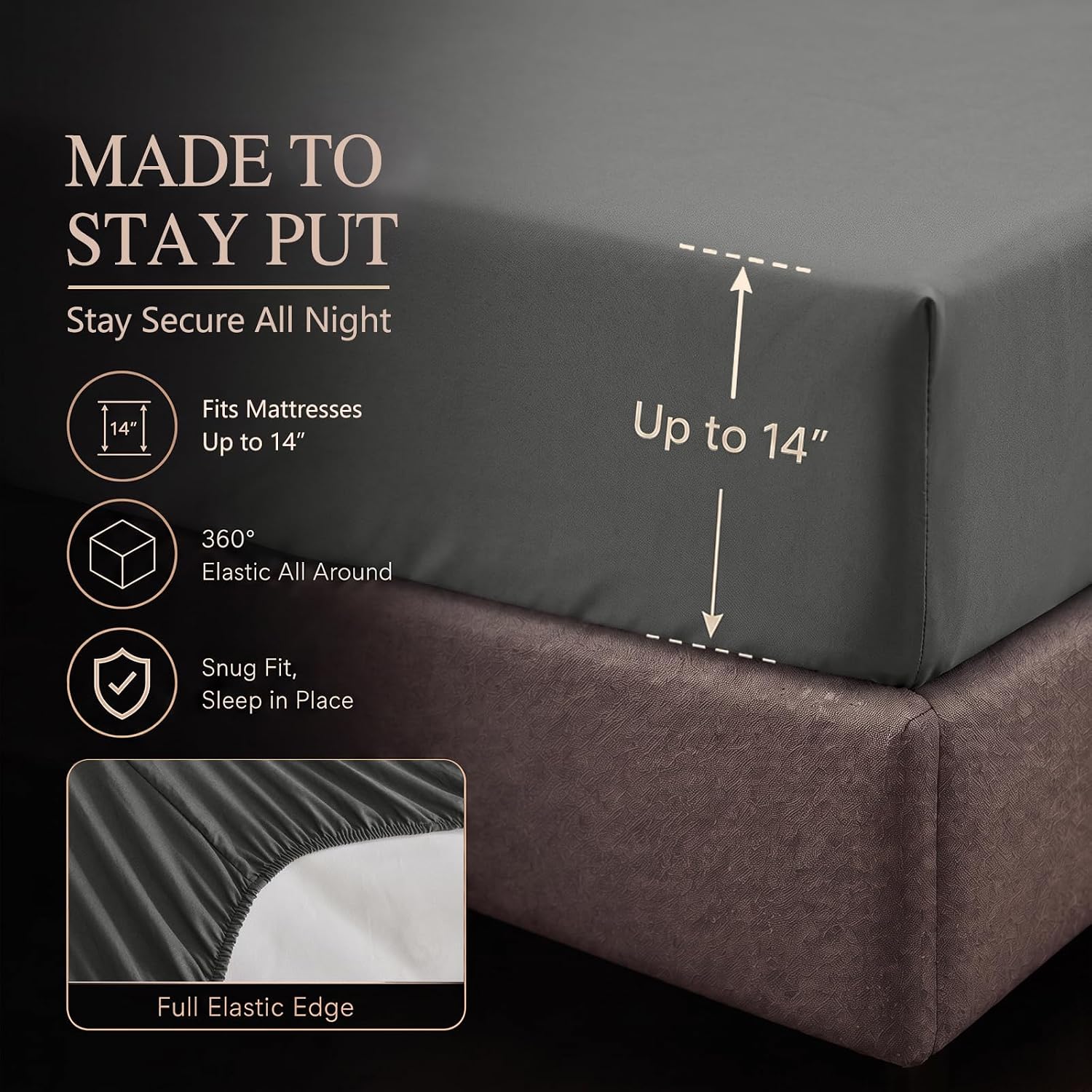 Thumbnail 4 de CozyLux Twin Comforter Set