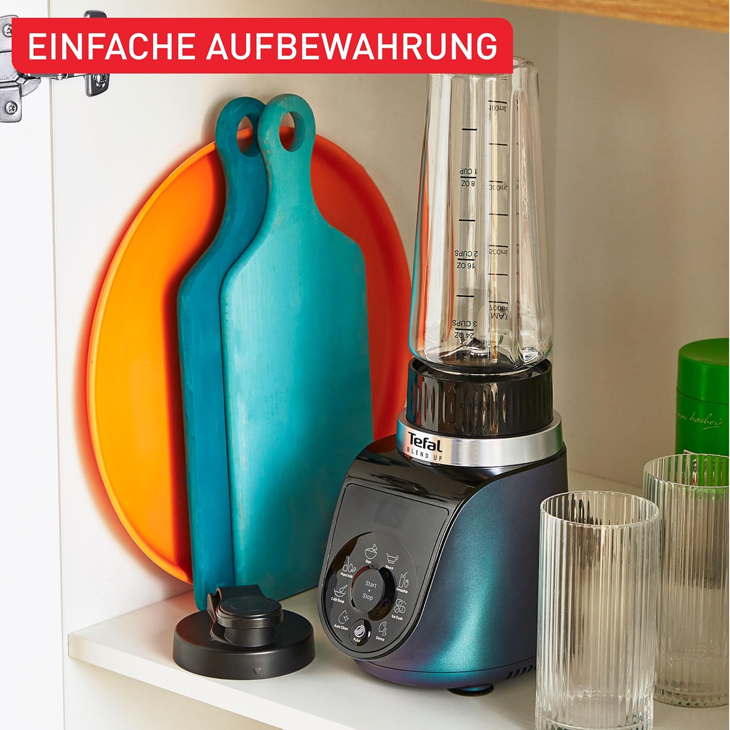 Thumbnail 5 de Tefal Blend Up Mini-Mixer BL19H4F0 – kompakter 1000-Watt-Mixer mit 8 Programmen und On-the-Go-Flaschen