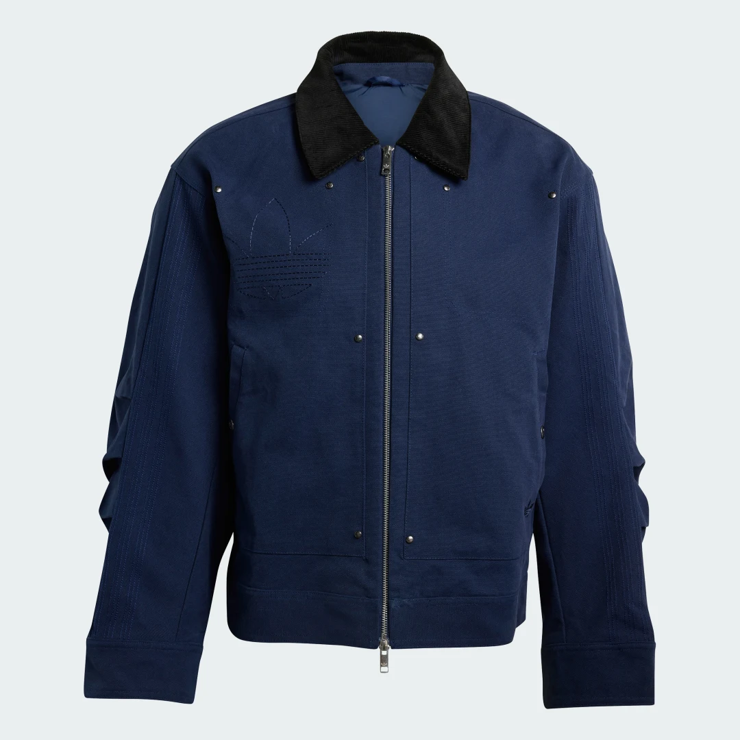 Detalle 2 de Chaqueta bómber Premium Essentials Adidas en azul