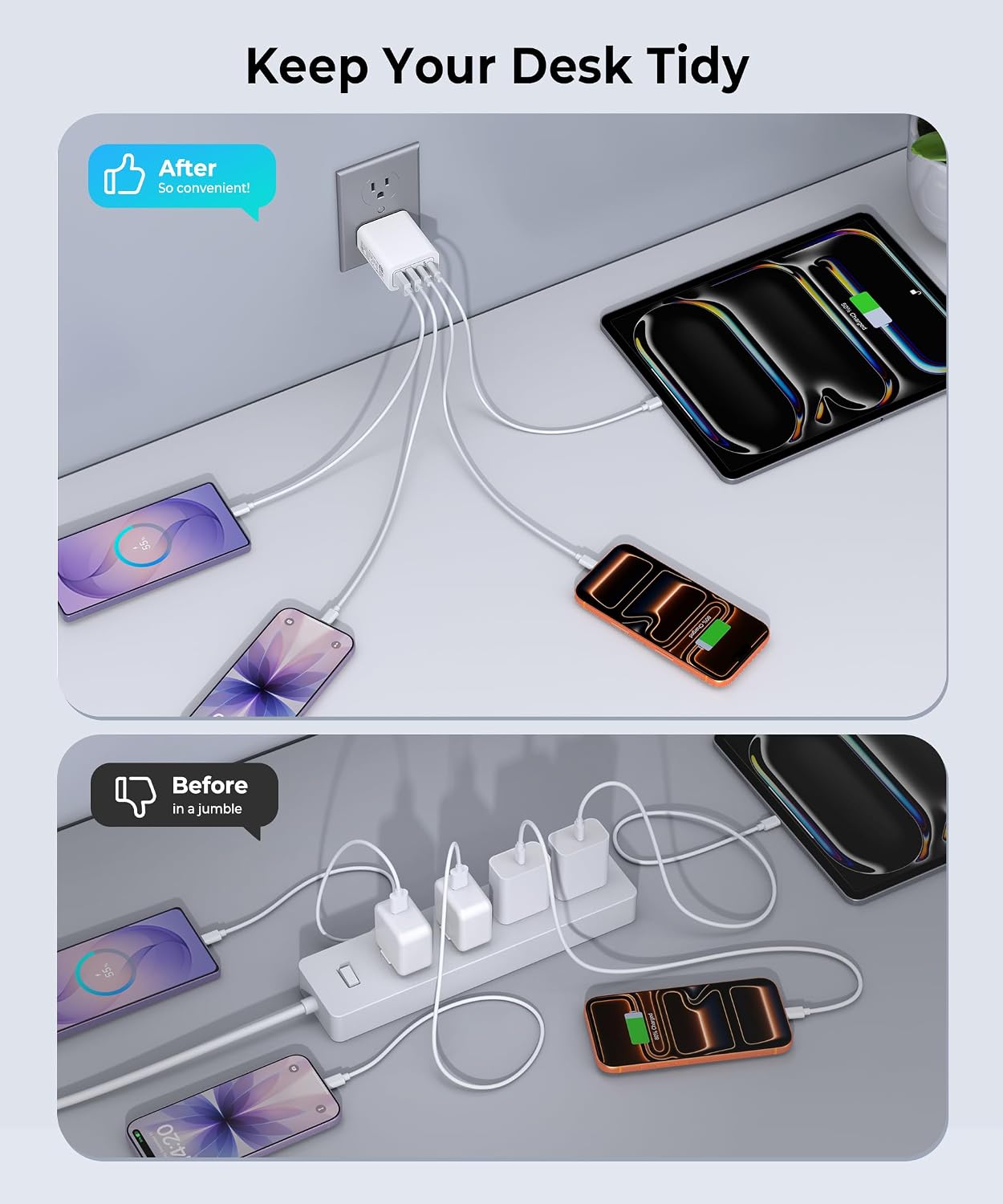 Thumbnail 5 de 40W USB-C Charger Cube, 2-Pack ⚡