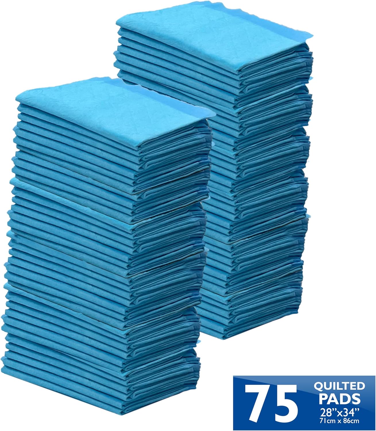 Detalle de Four Paws Wee-Wee Superior Performance Pee Pads (28 x 34 in) with Runoff Barrier Edge Guard, 75 Count