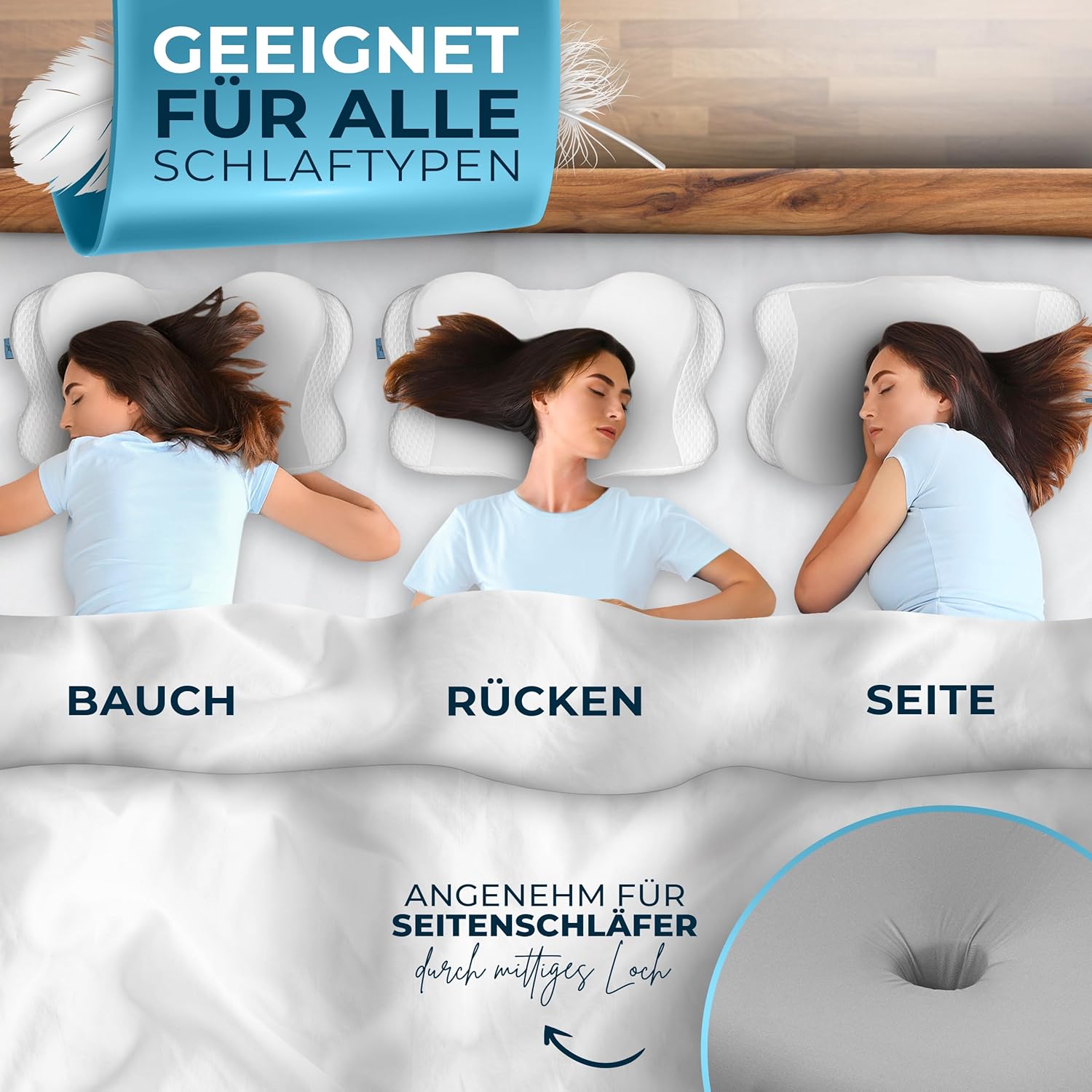 Thumbnail 3 de Glückstoff Oreiller orthopédique 50 000 clients