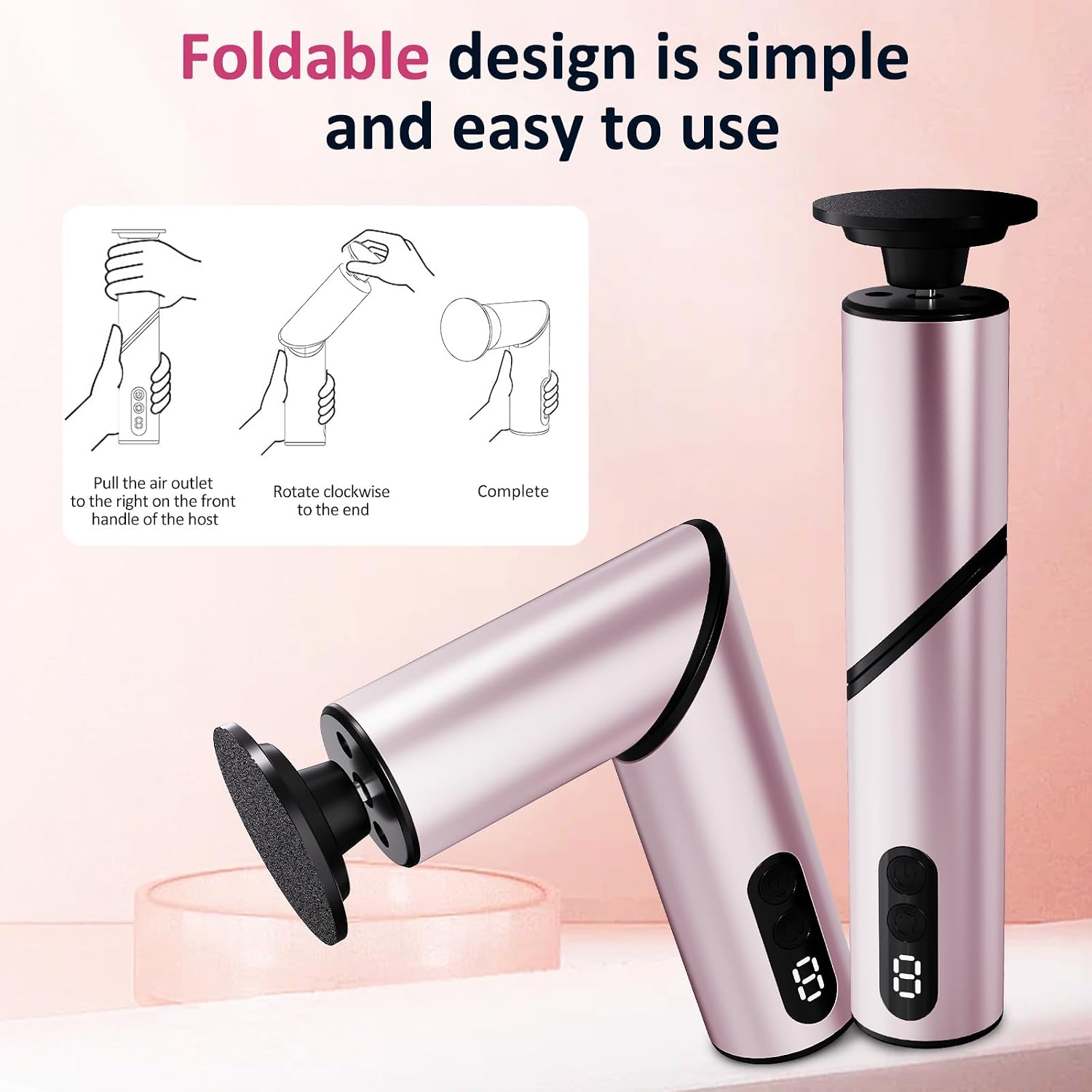 Detalle 2 de MIFXIN electric callus remover 9 speeds