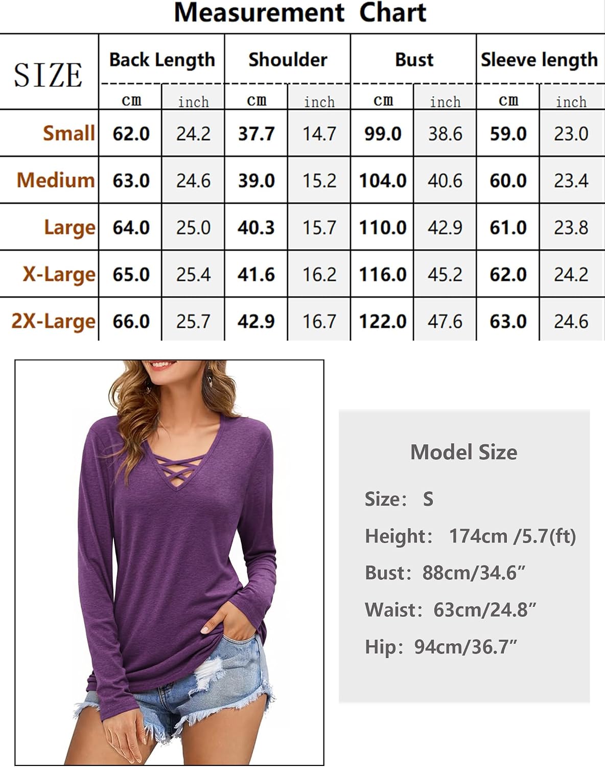 Thumbnail 5 de Totatuit Camiseta Mujer Elegante Escote en V