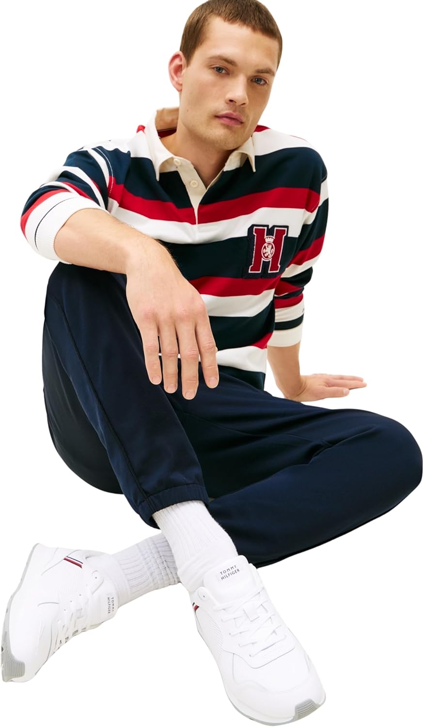 Detalle de Tommy Hilfiger Homme Runner Icon Leather FM0FM05740 Bas