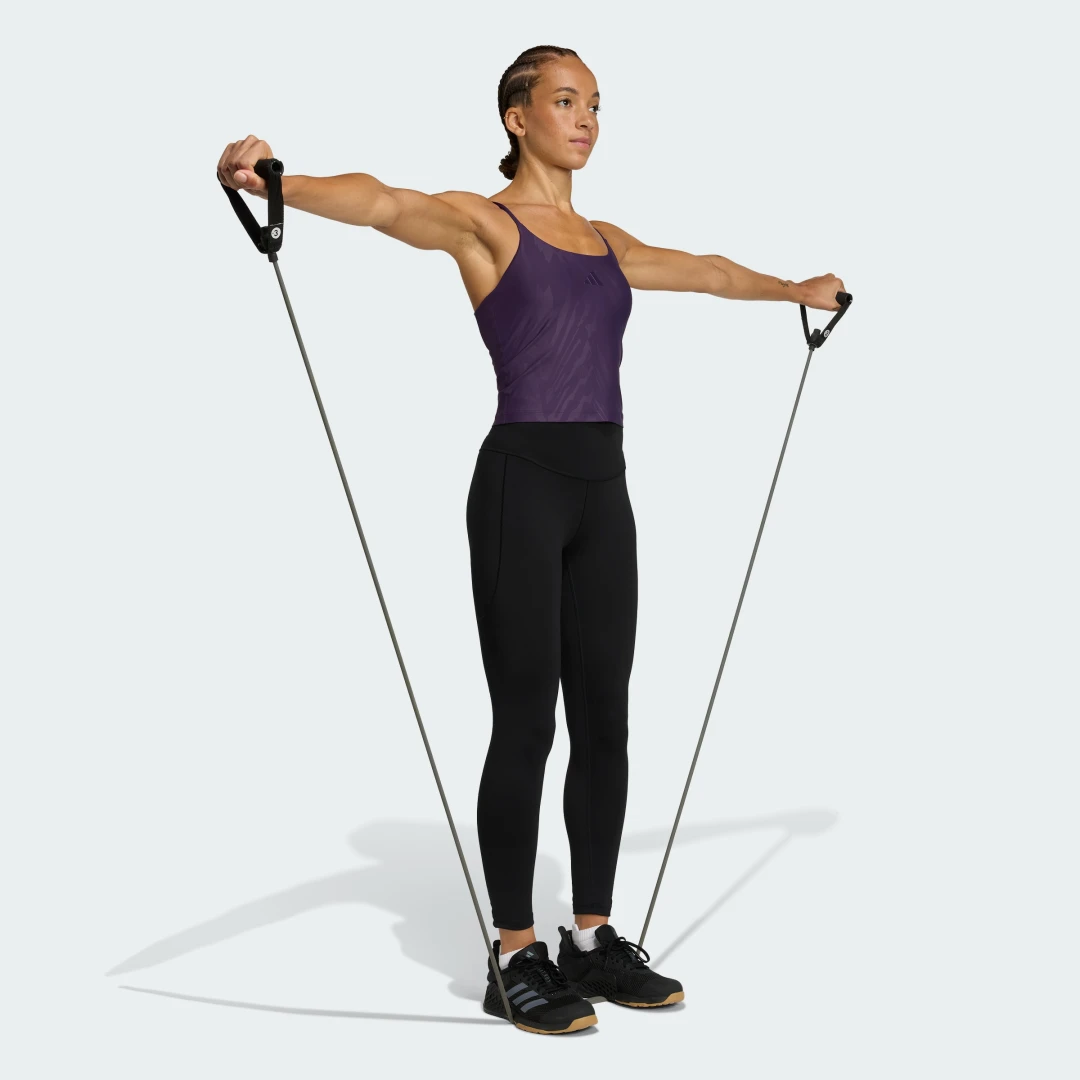 Thumbnail 2 de Camiseta técnica AOP Optime Tank de Adidas – para entrenamiento ligero a medio