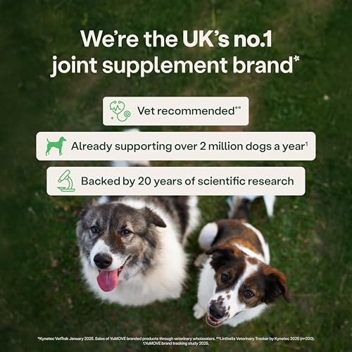 Detalle de YuMOVE Joint Supplement for Dogs: Higher Strength Joint Care for Adult Dogs Aged 6–8 (120 Tablets)