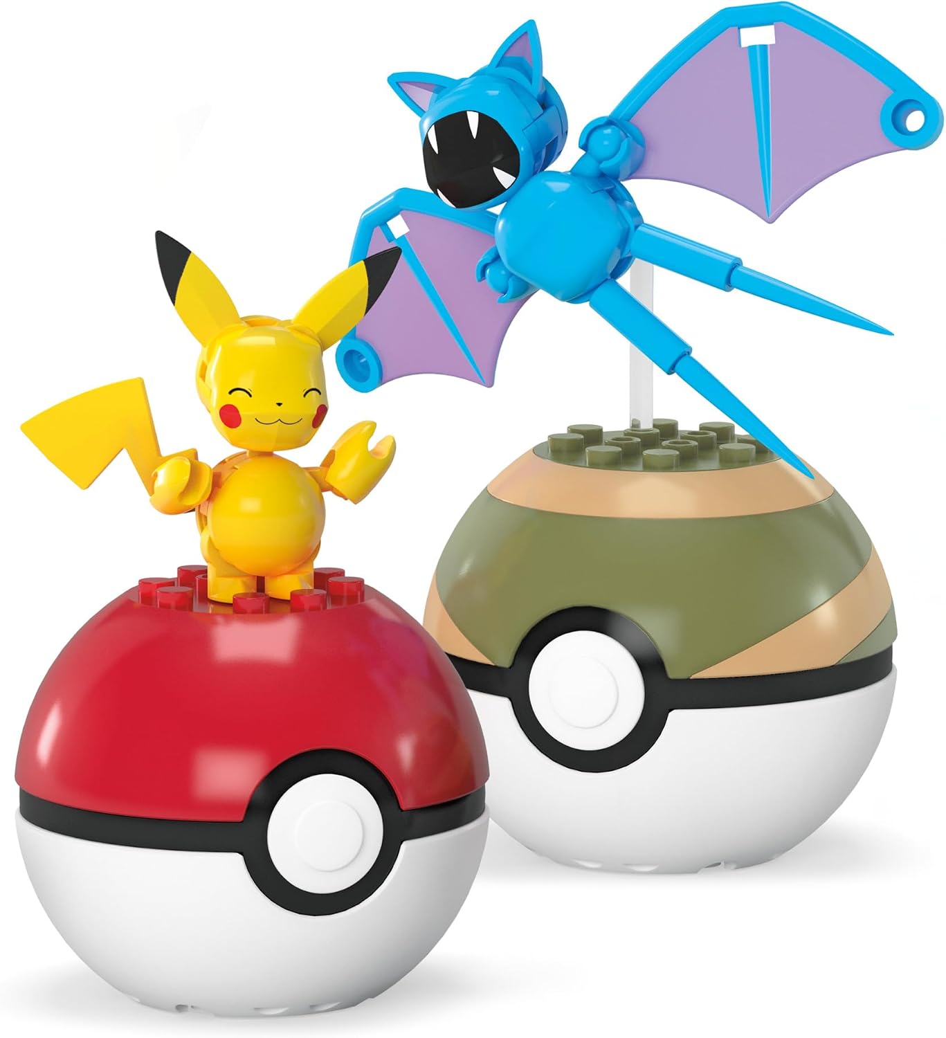 Detalle de Mega Pokémon HXP12: Conjunto de construcción Pikachu y Zubat