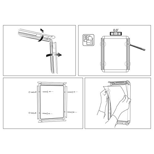 Thumbnail 7 de Nobo 1902214 Tablón de pared A4 con marco aluminio 📌