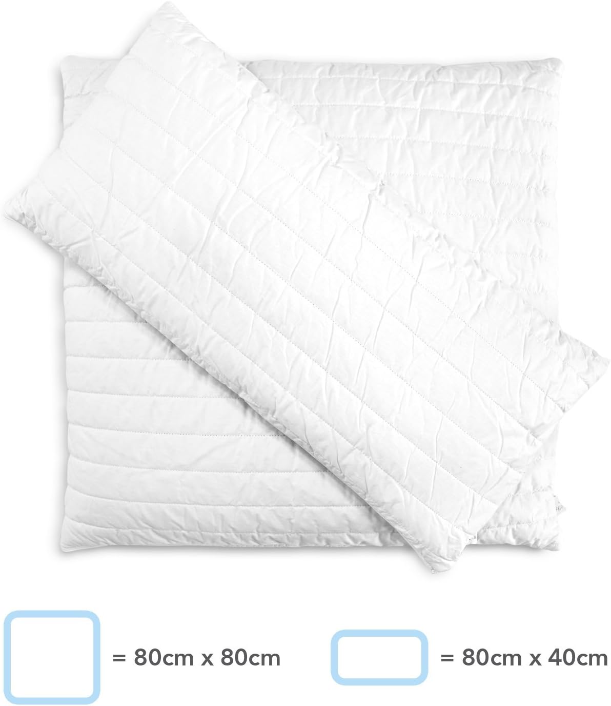 Thumbnail 1 de Feluna® Camel Hair Pillow 80x80 cm, 860 g with organic cotton cover