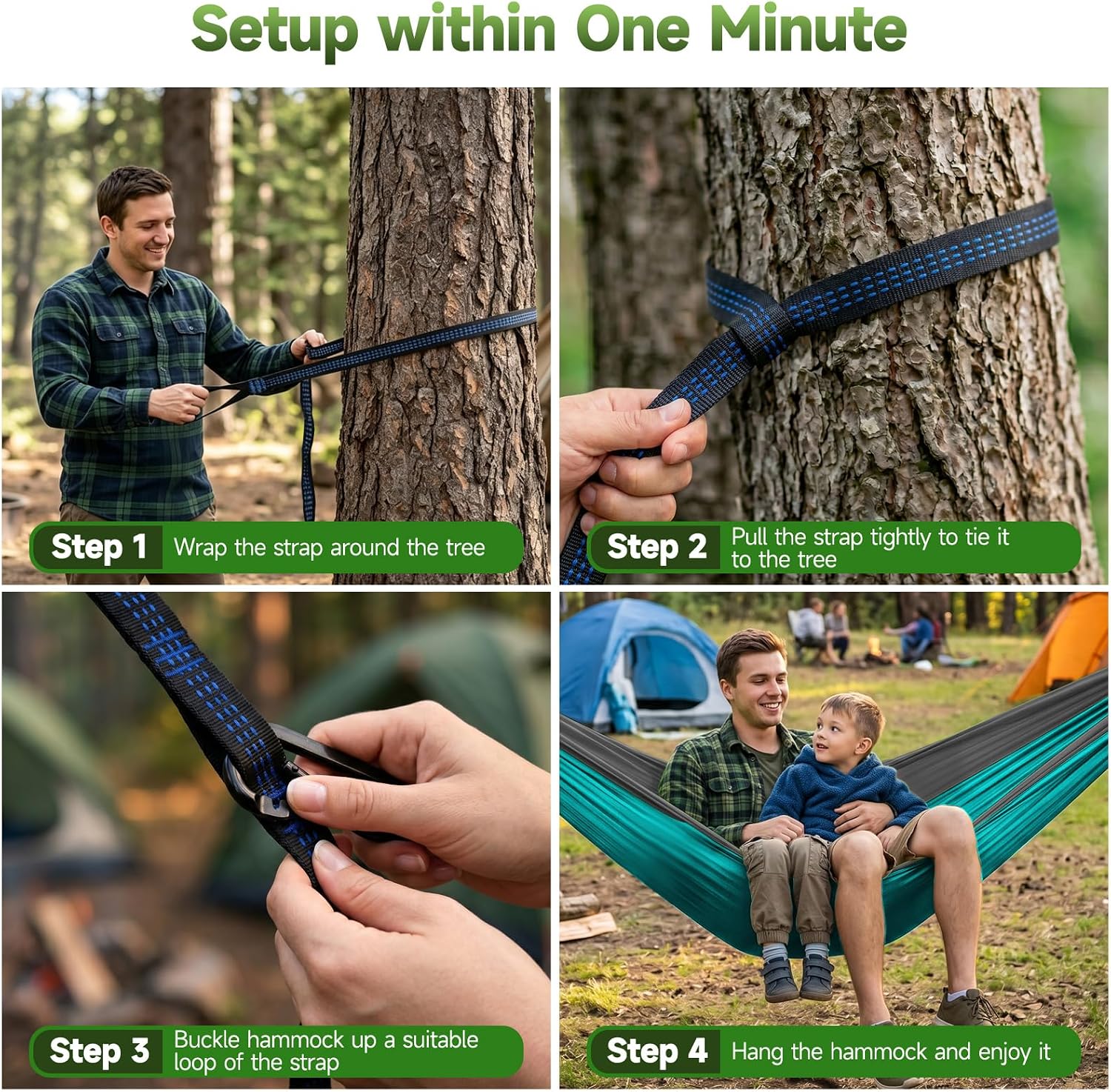 Thumbnail 2 de Camping Hammock 300 x 200 cm