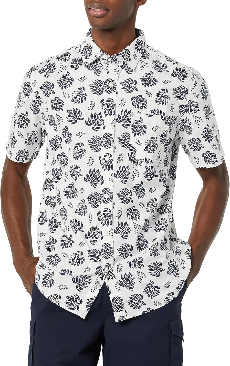 Thumbnail 5 de Amazon Essentials men’s short-sleeve stretch poplin shirt (Big & Tall)