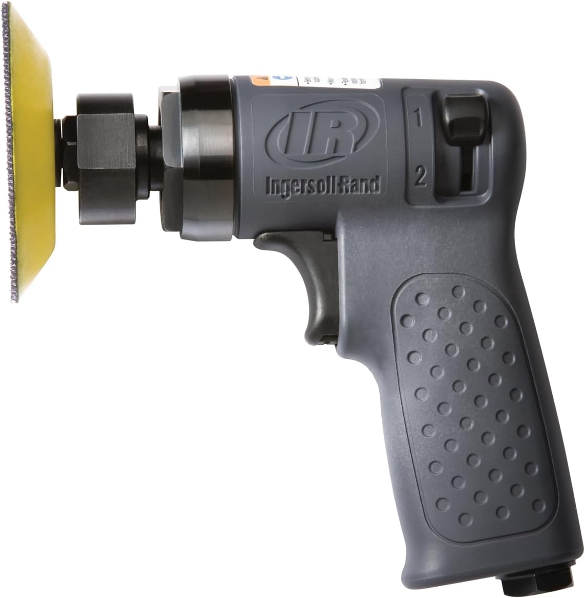 Detalle de Ingersoll Rand Mini Levigatrice Roto-Orbitale 3128XPA: compatta, leggera e versatile per legno e metallo