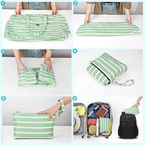 Thumbnail 8 de WACCET Bolsa de Playa Grande Mujer impermeable con cremallera, 50L, plegable y XXL