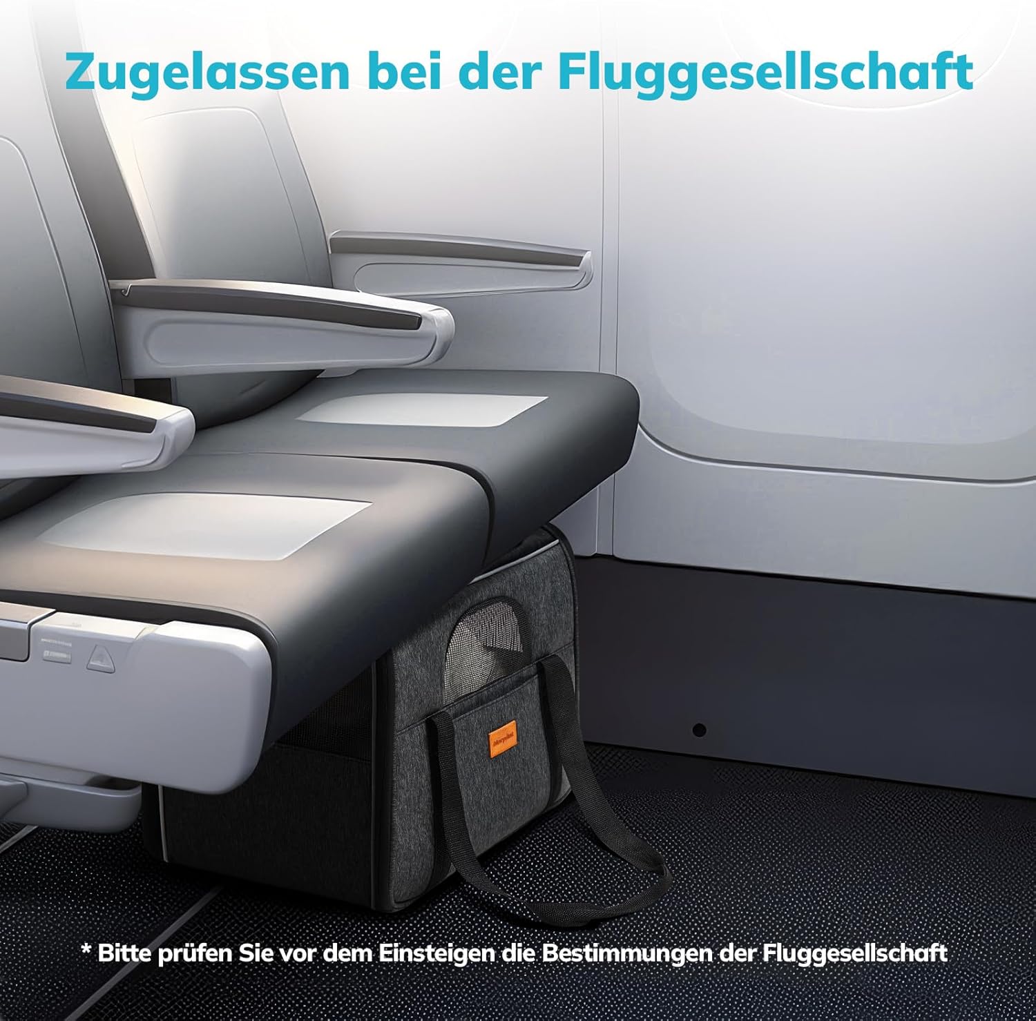 Detalle de Morpilot Katzentransportbox für große Katzen bis 7 kg 🐱
