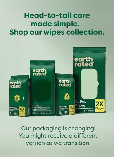 Thumbnail 9 de Earth Rated Lingettes hypoallergéniques pour Chiens – Nettoyantes et Anti-odeurs, sans parfum, 100 lingettes