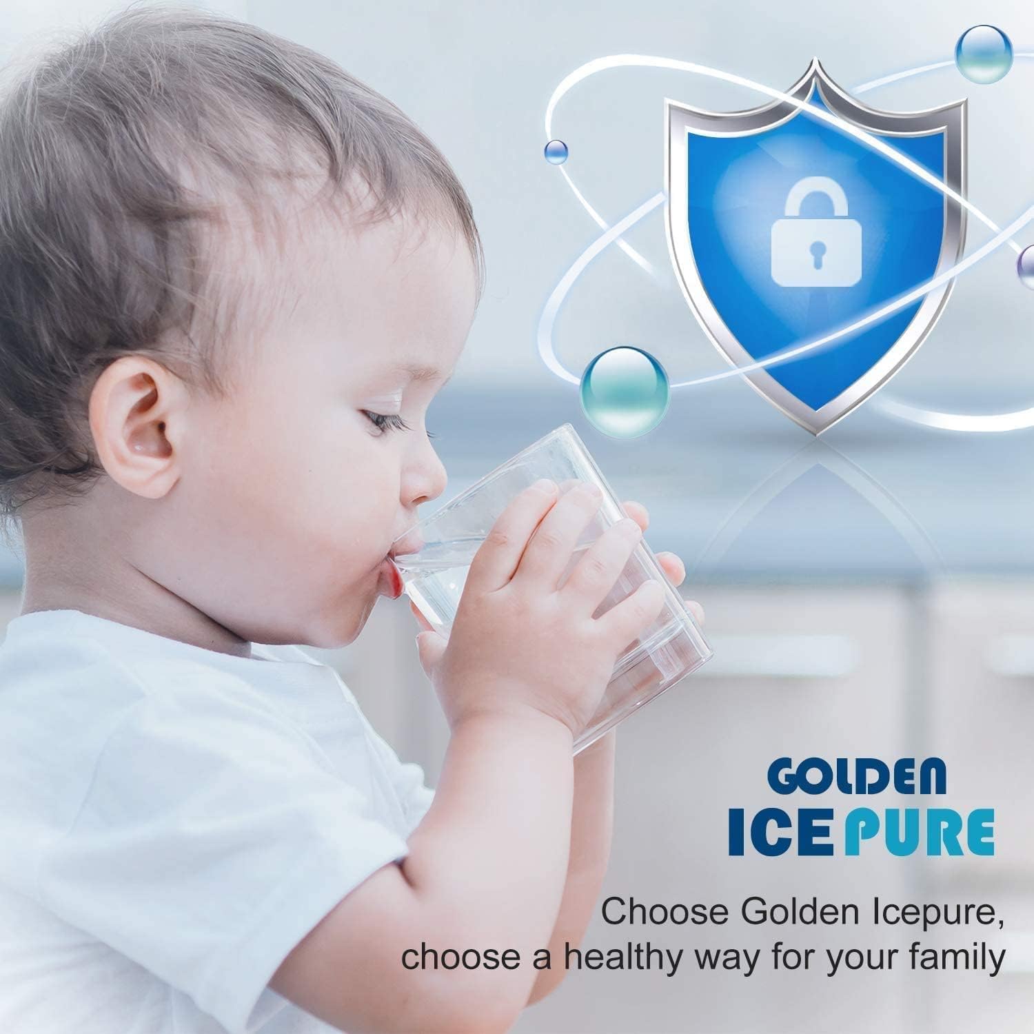 Thumbnail 6 de GOLDEN ICEPURE Kühlschrank-Wasserfilter (kompatibel mit Samsung DA29-00003F/G & mehr) – 2 Stück RWF1100A