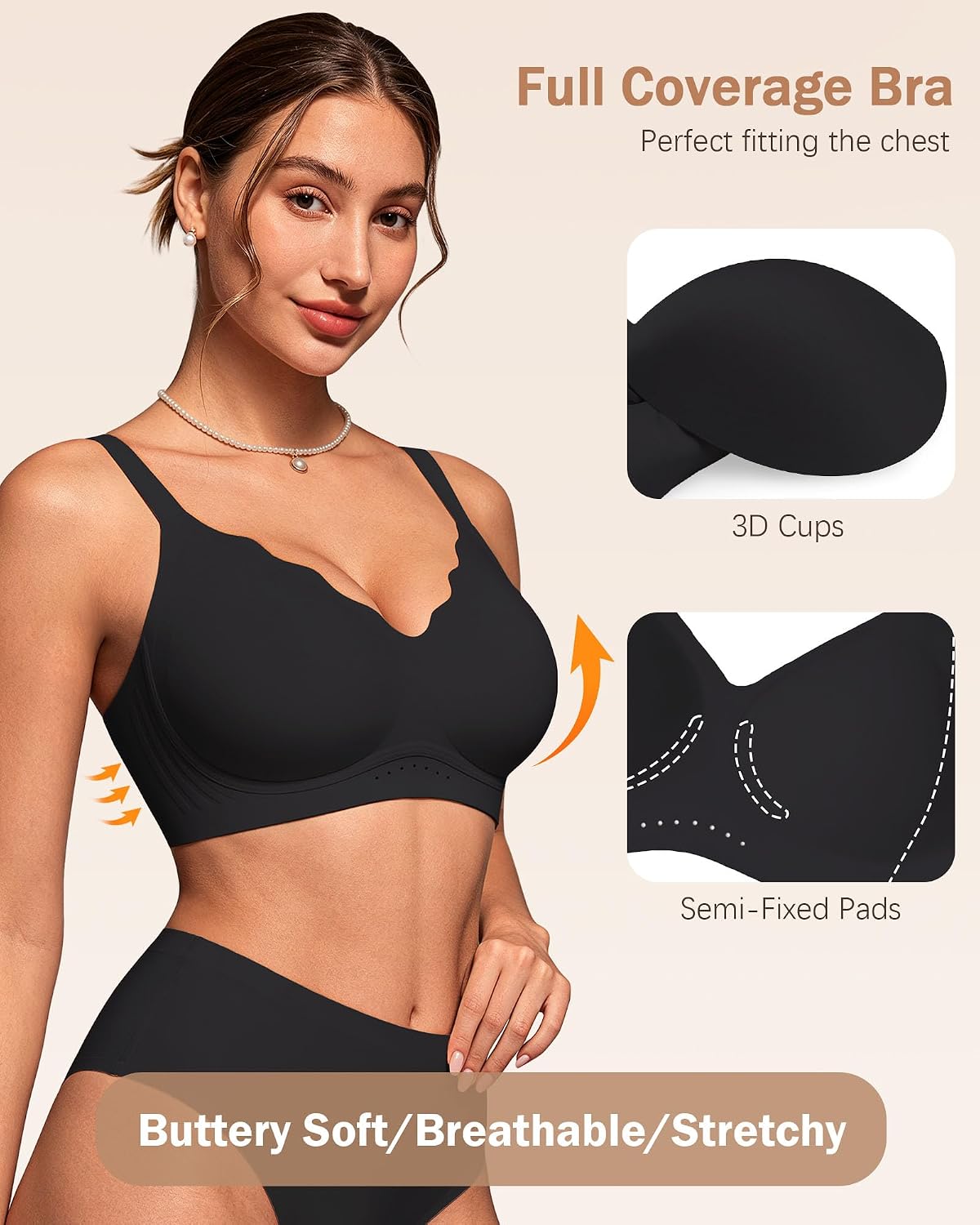 Thumbnail 2 de HORISUN Wireless Bra, Seamless