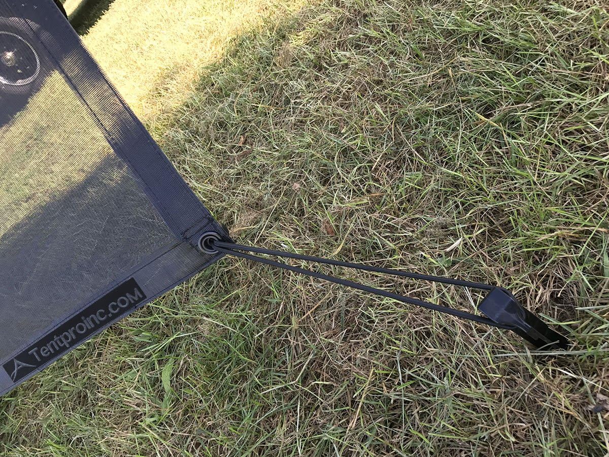 Thumbnail 4 de Tentproinc RV Awning Sun Shade Screen (8' x 15' 3") — Black UV Block Mesh for 16' Awning