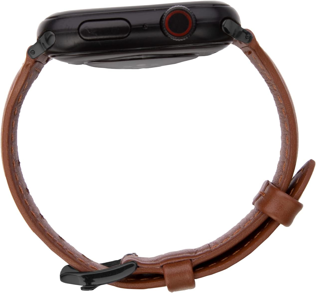 Thumbnail 5 de SEURE Lederarmband kompatibel mit Apple Watch (38/40/41 mm) – Slim Soft Band mit Edelstahl-Schnalle für Serien 1 bis 8