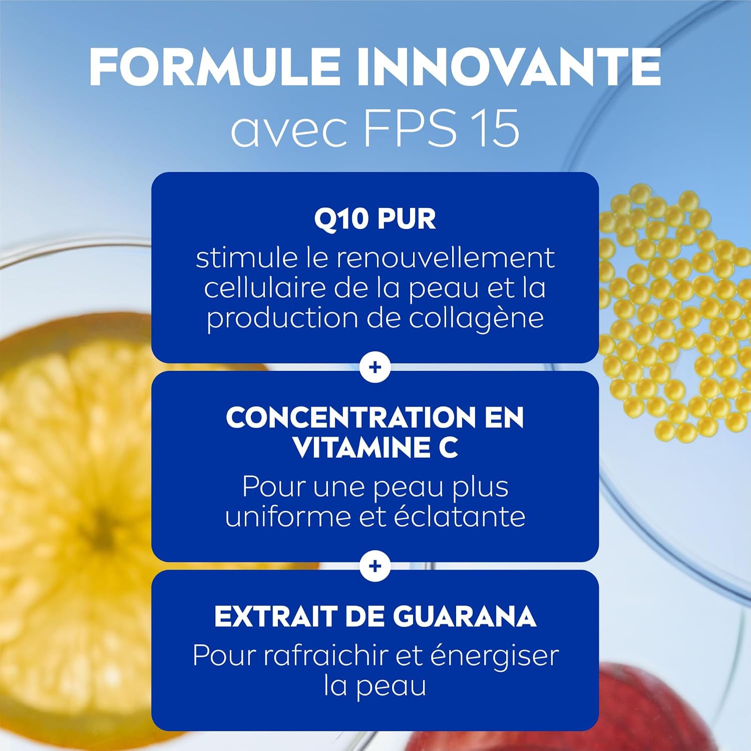 Detalle de NIVEA Q10 Energy FPS 15 50 ml