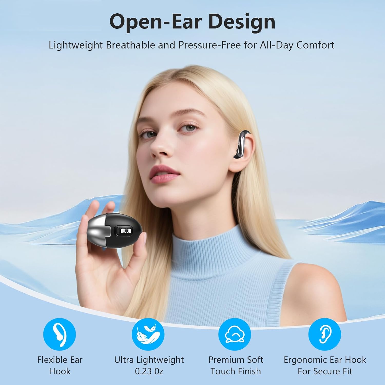 Thumbnail 4 de AI Translation Earbuds Real Time Translator Headphones – 164 Languages & Accents