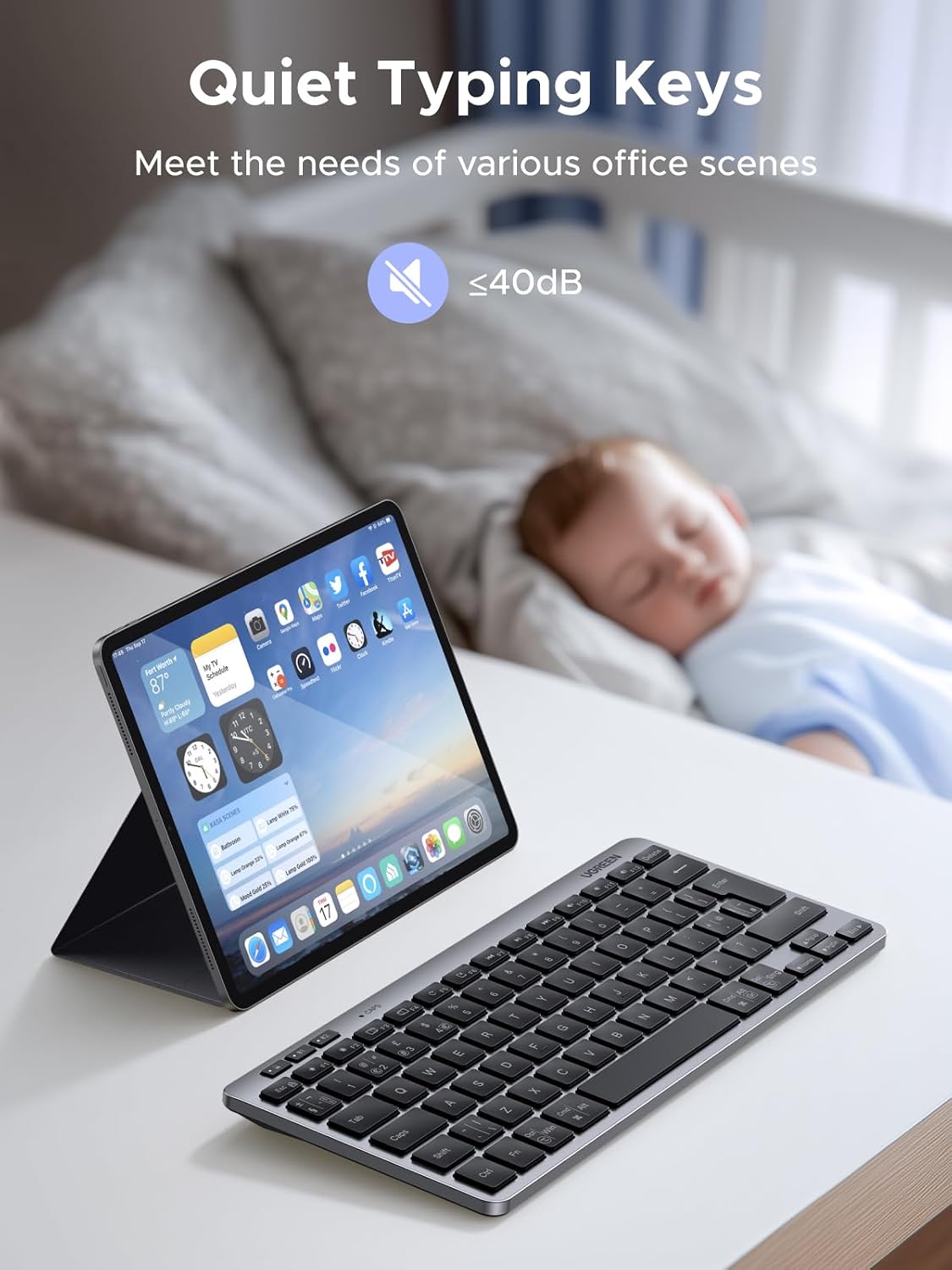 Thumbnail 6 de UGREEN Wireless Keyboard Bluetooth 5.3, 500‑day battery ⌨