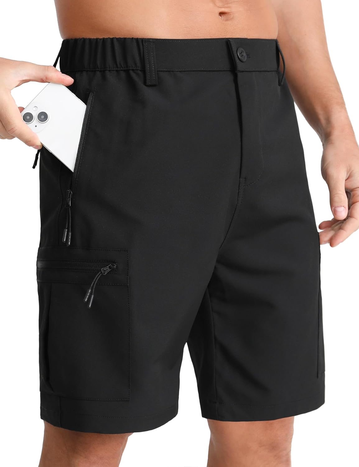 Detalle de APTRO Mens Cargo Hiking Shorts Outdoor Lightweight Golf Casual Shorts for Men