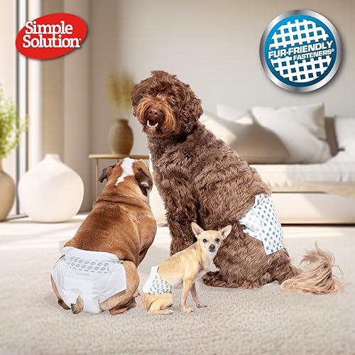 Detalle 2 de Simple Solution Pañales para Perros Hembra 12 paquetes