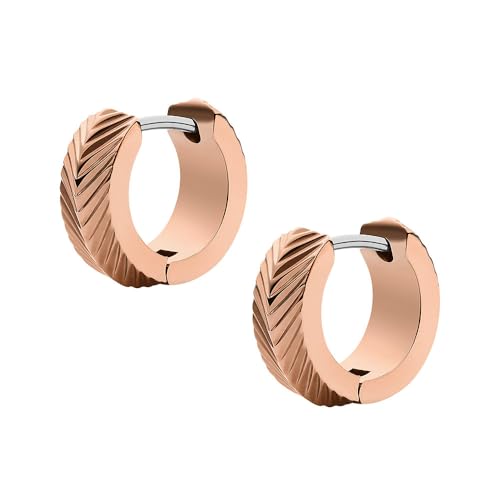 Thumbnail 3 de FOSSIL Pendientes Rosa Coral en acero inoxidable 💍