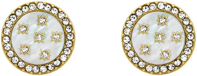 Thumbnail 5 de Fossil Damen Ohrringe aus goldfarbenem Edelstahl mit Pfosten-/Bolzenverschluss