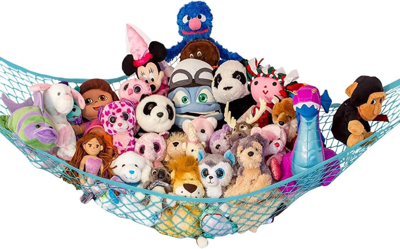 Thumbnail 1 de Lilly's Love Stuffed Animal Storage Macrame Hammock, Large — Grey