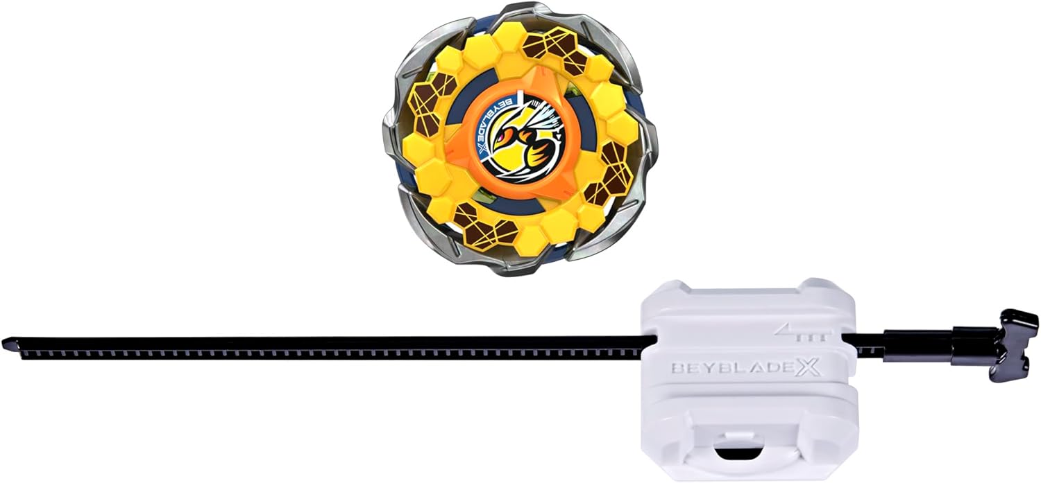 Detalle 2 de Beyblade X Starter Pack Fort Hornet R 7-60T CX (toupie et lanceur) — Takara Tomy