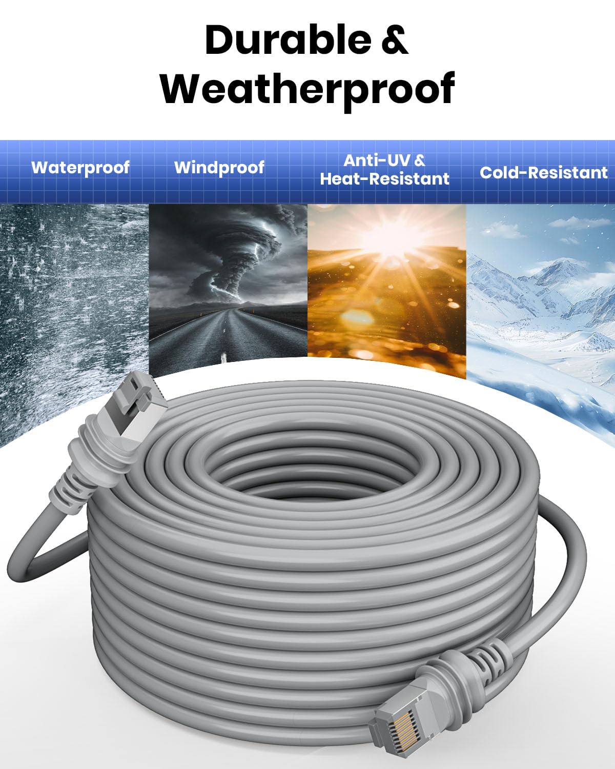 Thumbnail 6 de Txtcu Starlink Gen 3 Cable 25M — Waterproof Ethernet Extension for Starlink Gen 3