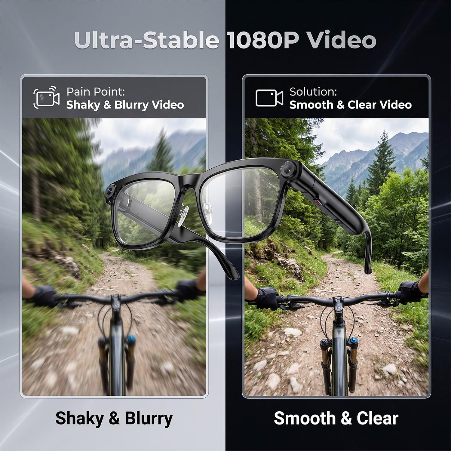 Detalle de Bapick Smart Glasses with 8MP Camera