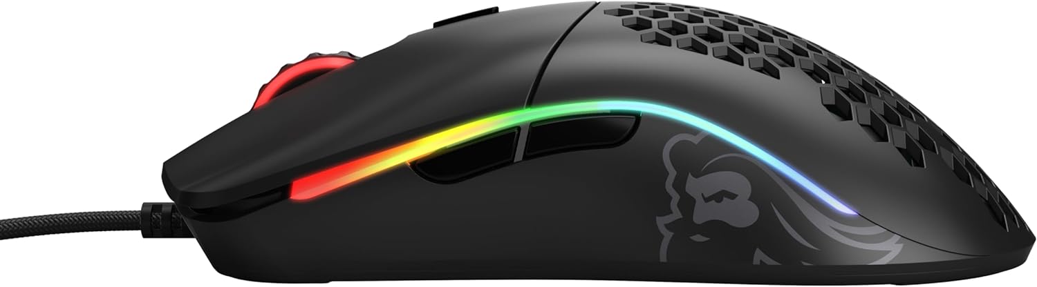Detalle 2 de GLORIOUS Model O: Mouse cablato per PC gaming con sensore ottico rapido