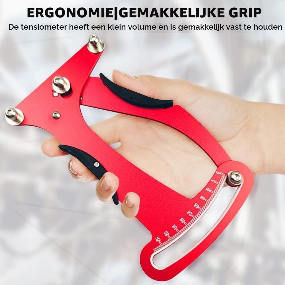Detalle 2 de mizikuu B-bicyST spaakspanningsmeter met 2 spaaksleutels