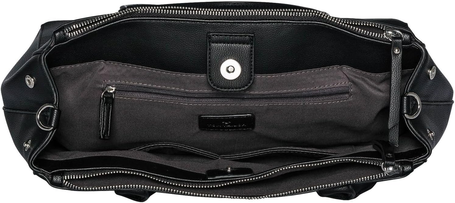 Thumbnail 2 de TOM TAILOR Roma Damen Shopper Umhängetasche – Mittelgroß, Schwarz