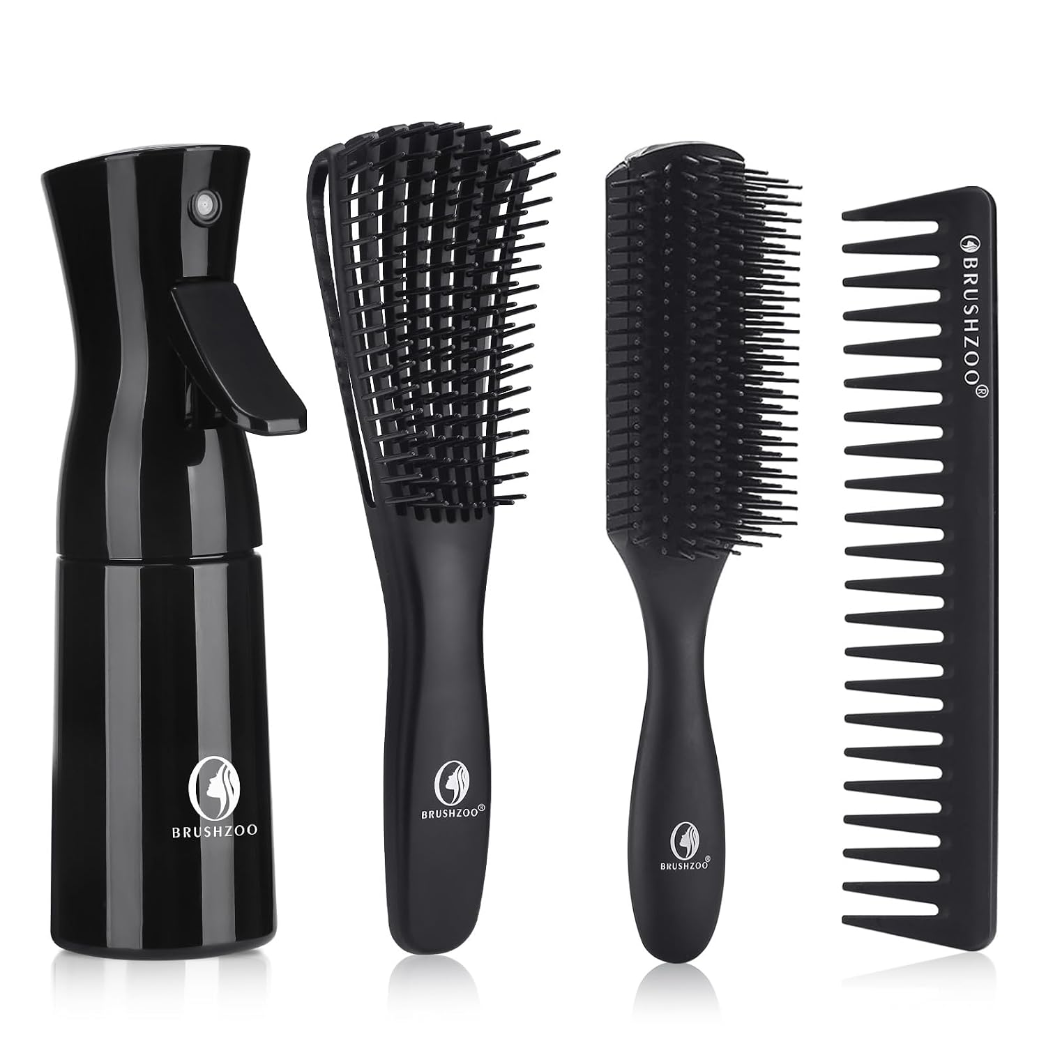 Detalle de BRUSHZOO Hair Brush Set, 9-Row Brush