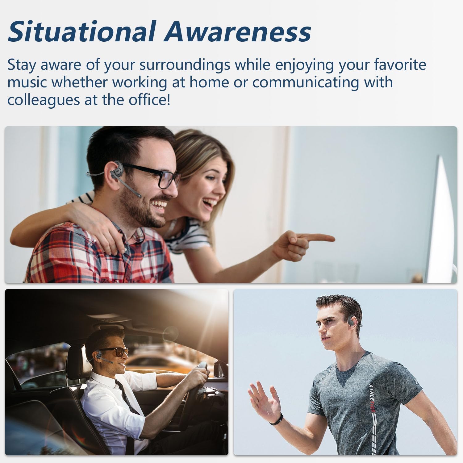 Thumbnail 6 de BANIGIPA Bluetooth Headset 12 Hrs