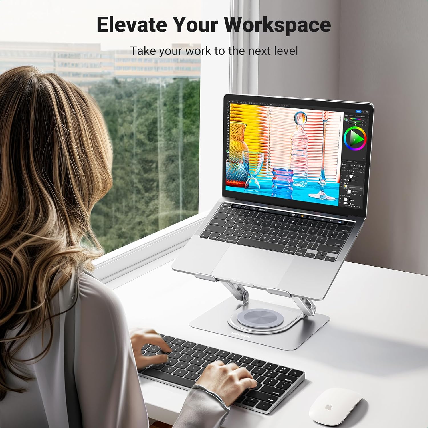 Thumbnail 2 de UGREEN Adjustable Laptop Stand 360° Rotating