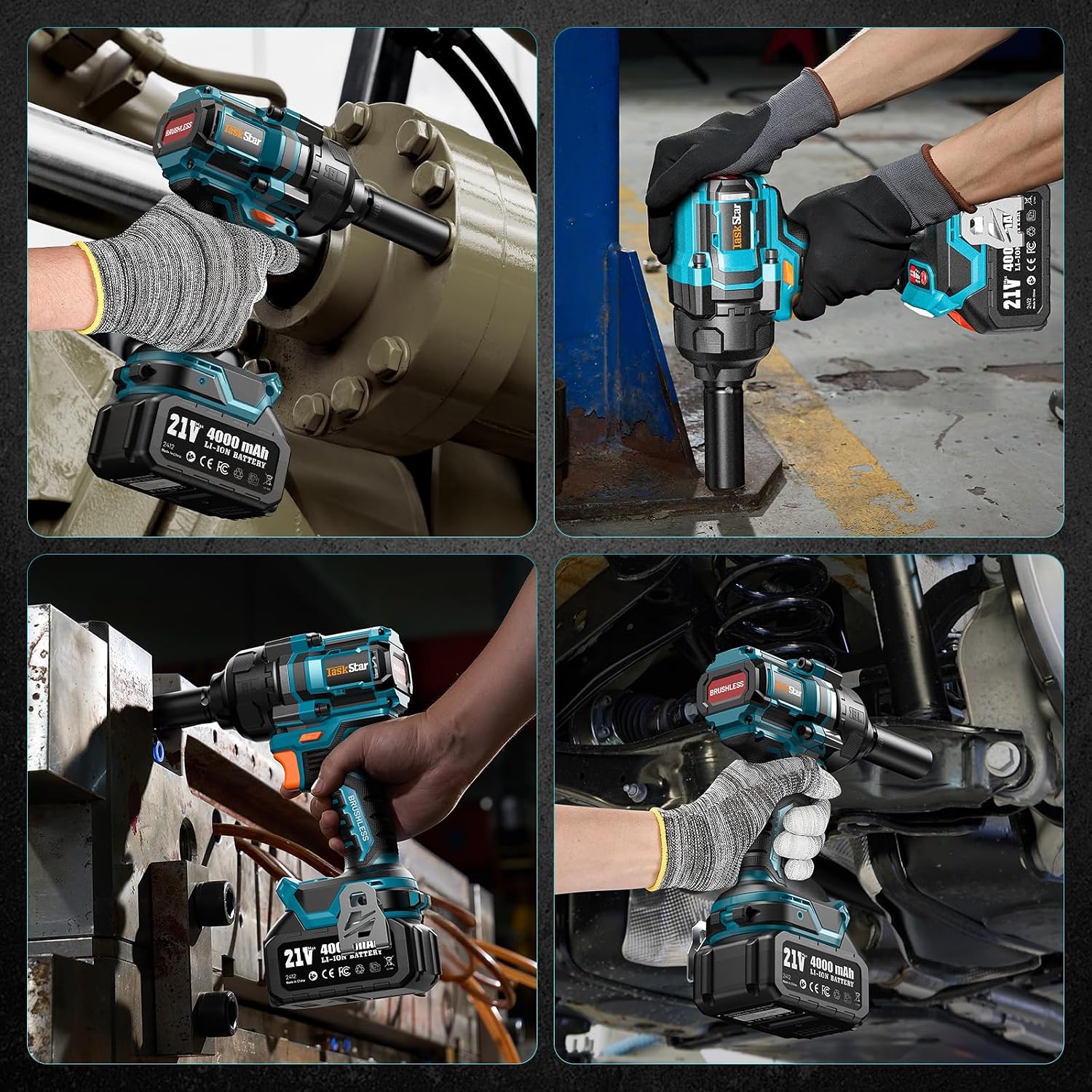 Thumbnail 6 de TaskStar Cordless Impact Wrench 1200N·m
