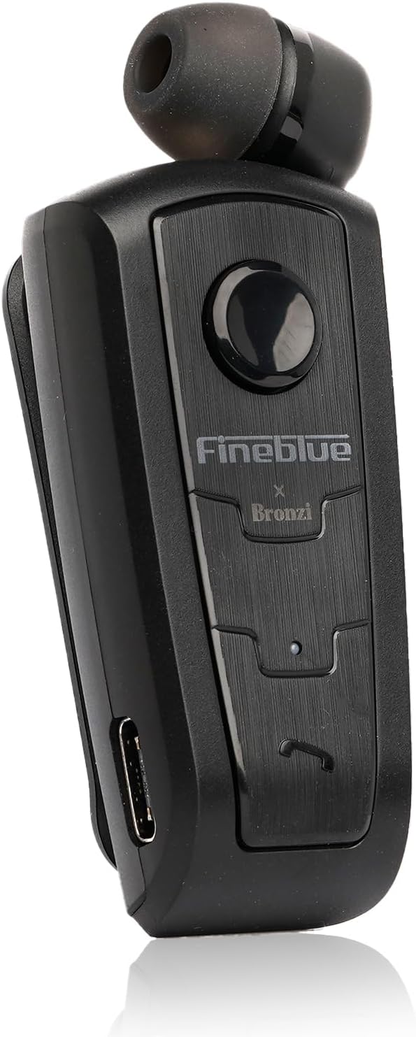Detalle de Fineblue F910 auricolari Bluetooth in ear con clip