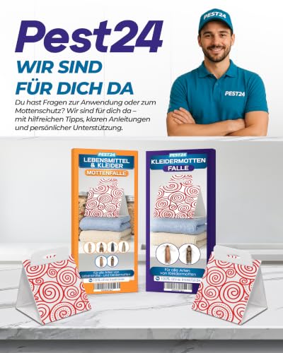 Thumbnail 7 de pest24 Mottenfalle 8 Stück – Lebensmittelmotten- und Kleidermottenfalle