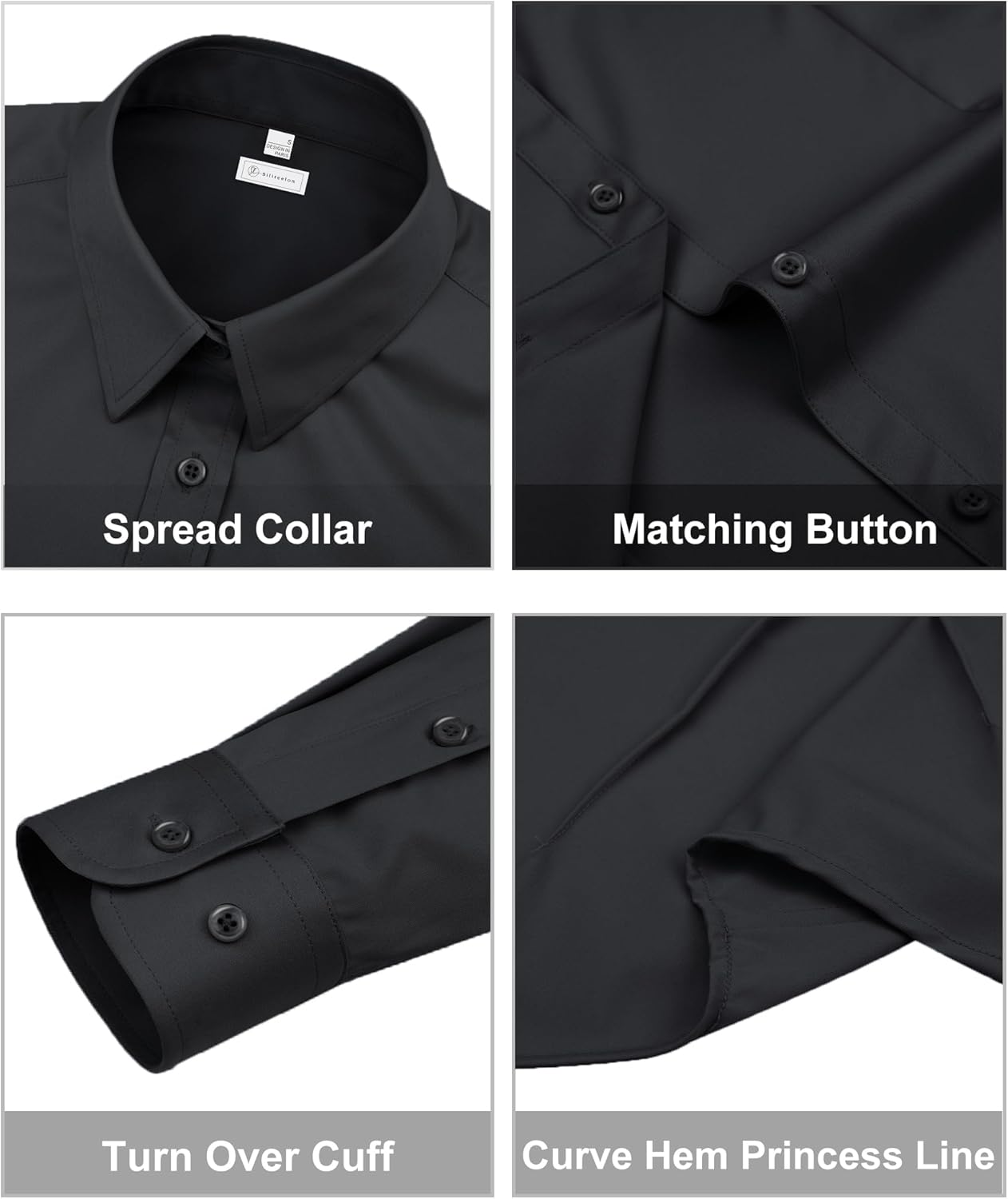 Thumbnail 2 de siliteelon Classic-Fit Dress Shirt
