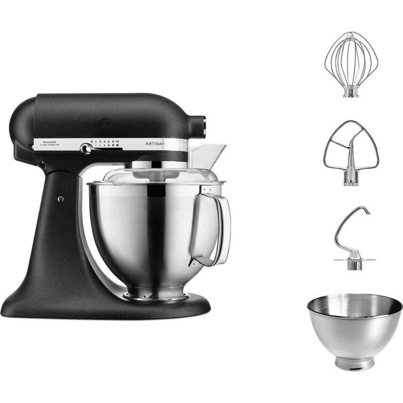 Thumbnail 2 de KitchenAid 5KSM185 PS EBK robot de cocina de 4,8 L 300 W en negro