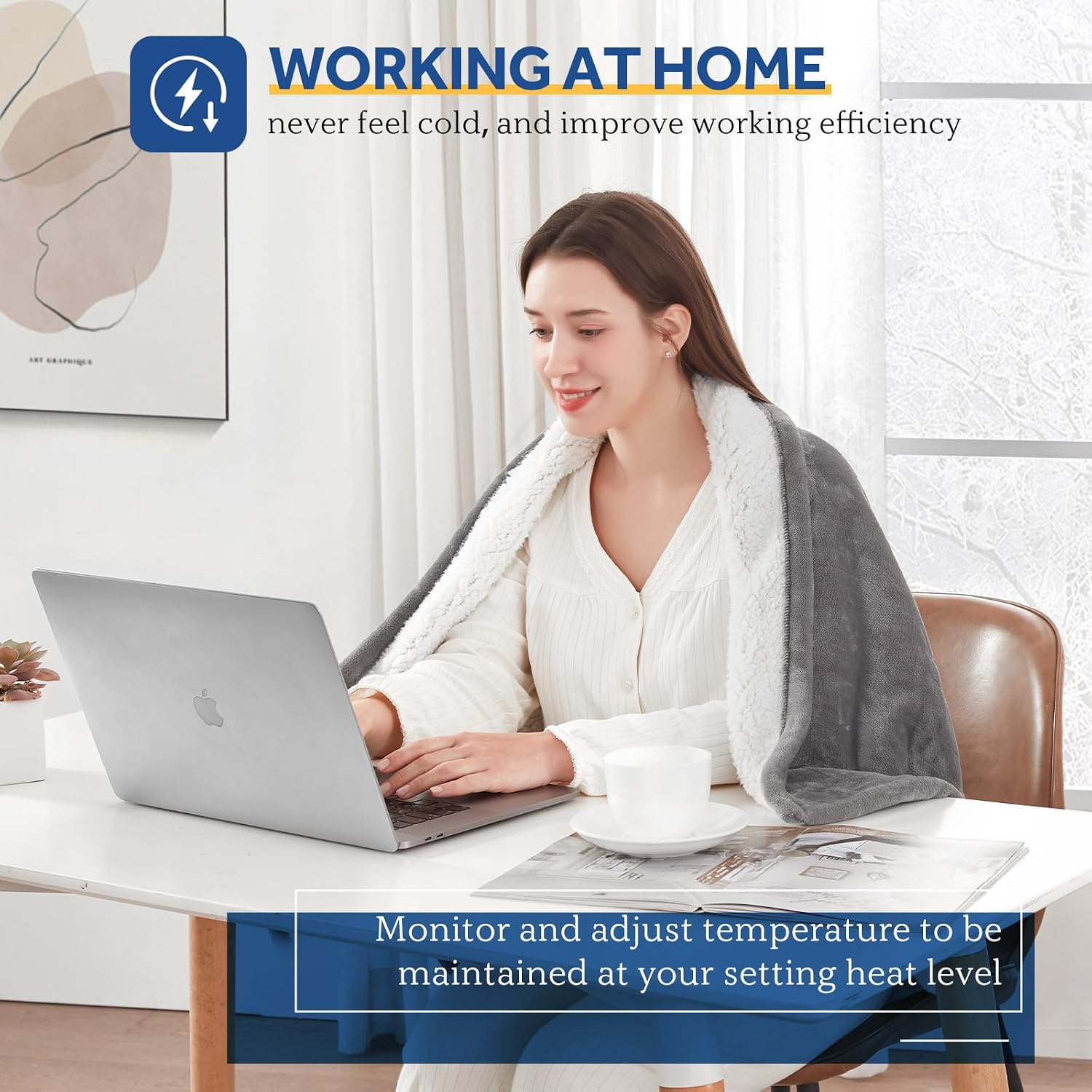 Thumbnail 6 de Sealy Heated Throw Blanket, 50 x 60 Inches