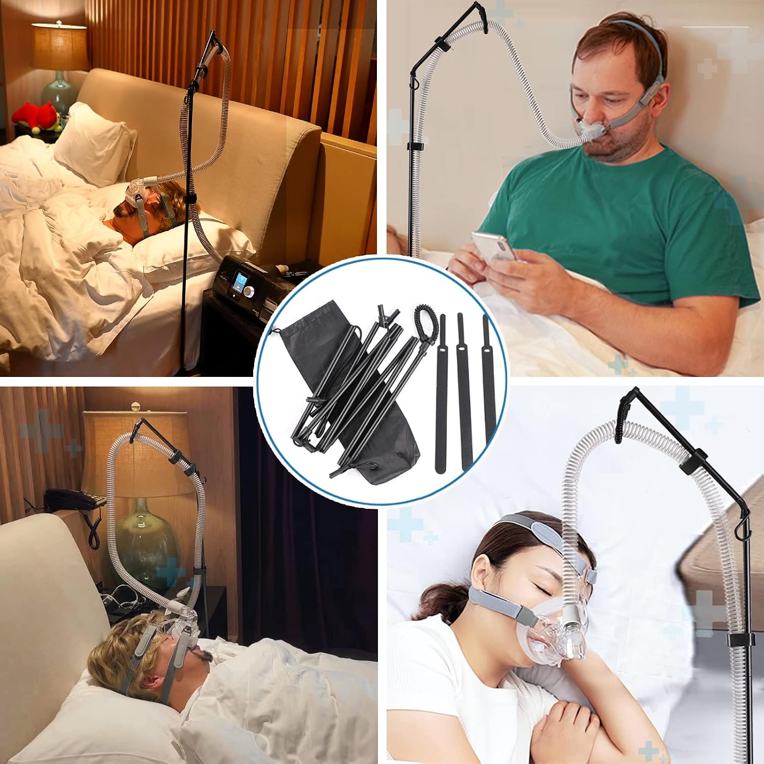 Thumbnail 6 de LONYEON CPAP Hose Holder: Bedside CPAP Hose Hanger for Tangling-Free Sleep