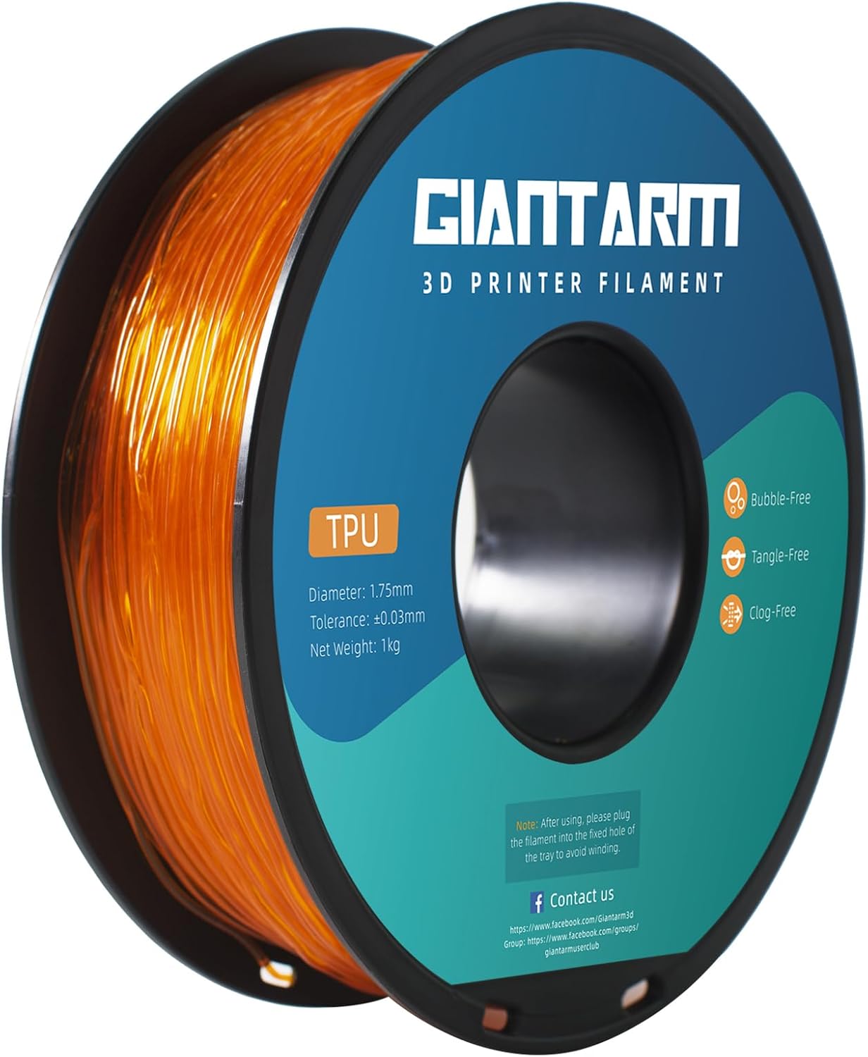 GIANTARM 95A TPU Filamento flexible 1 kg